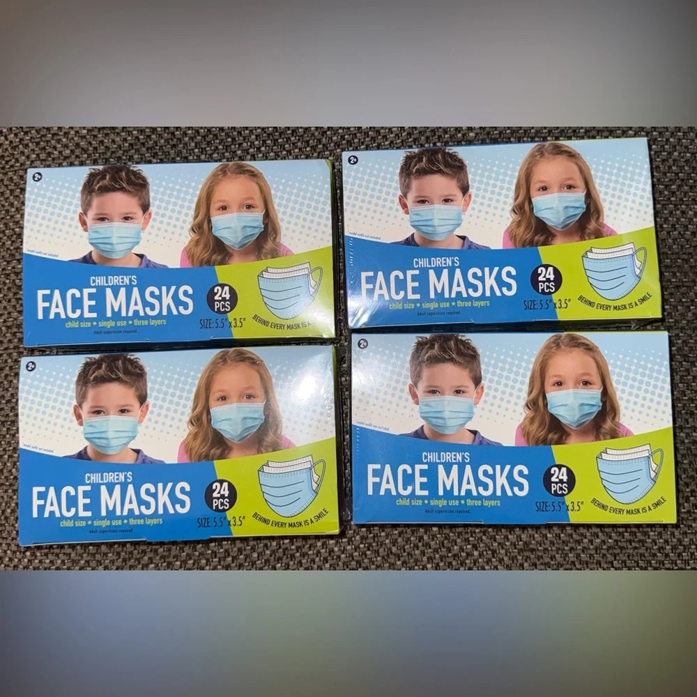 Children's Face Masks - set of 4